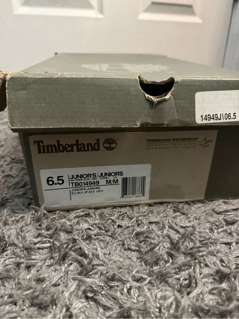 Timberland Kids Tan Lace-Up Boots